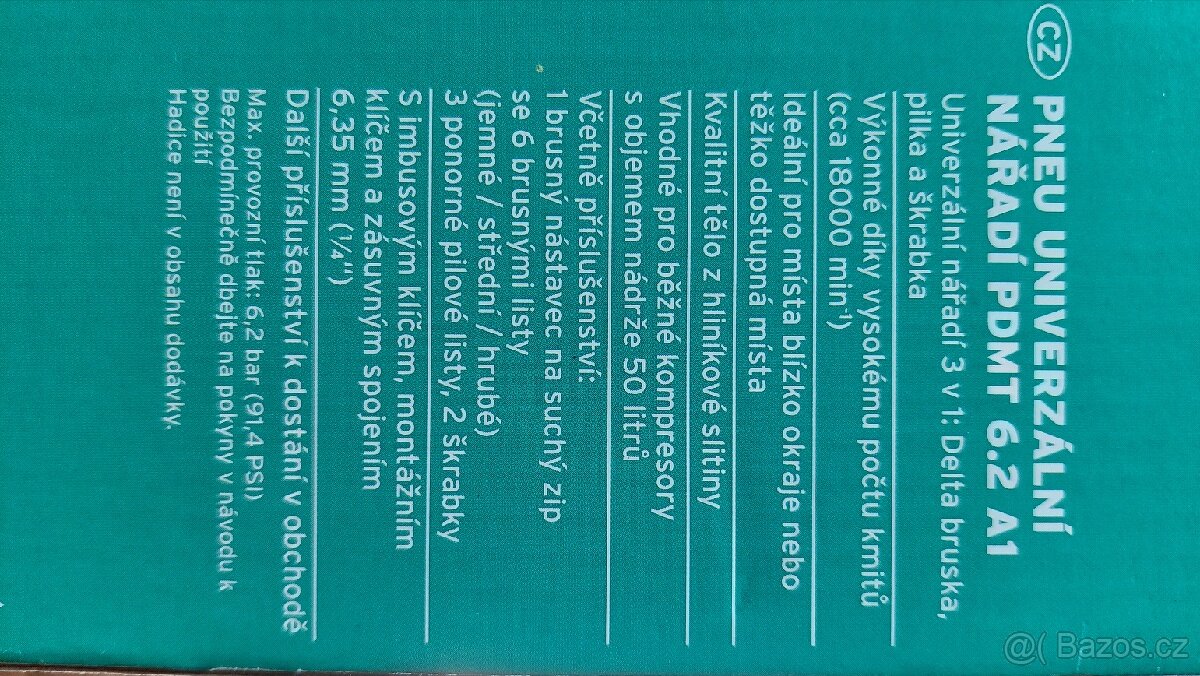 Prodám pneumatické univerzální nářadí - 3