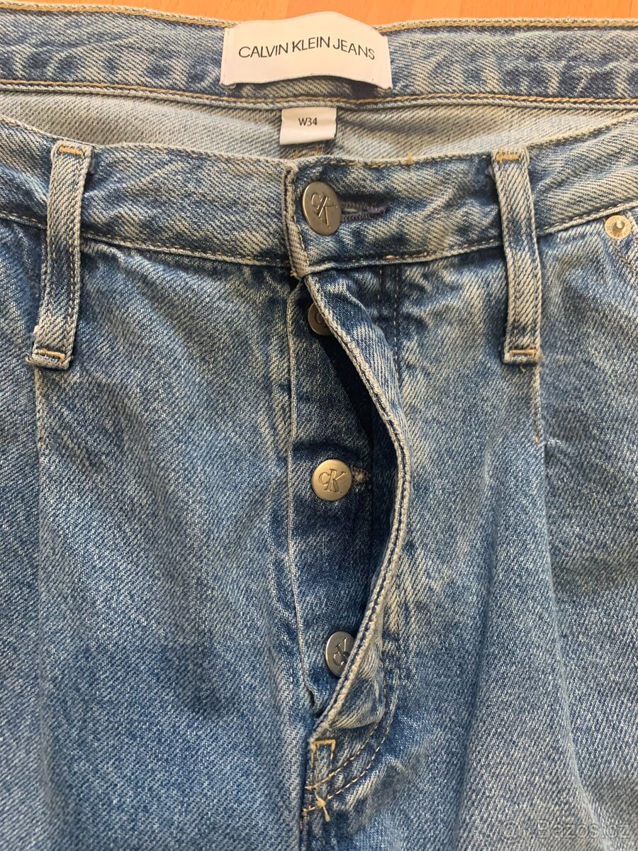 Džíny baggy Calvin klein W34 - 3