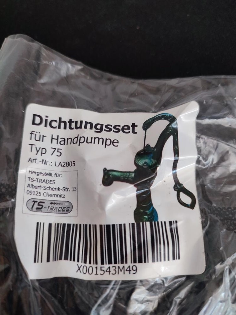 3-dílná sada těsnění pro ruční stojanovou pumpu - 3