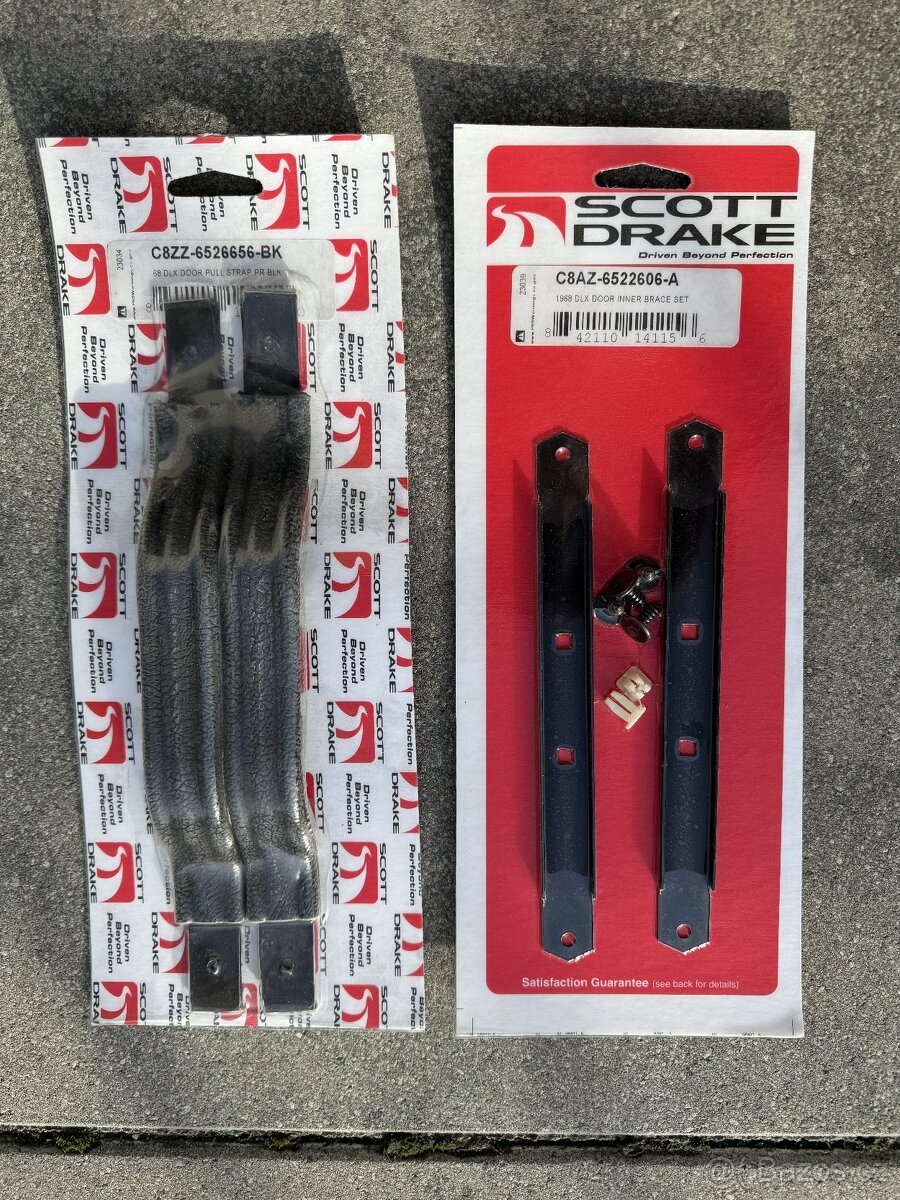 Sada dveřních madel Deluxe pro Ford Mustang 1968 - 3