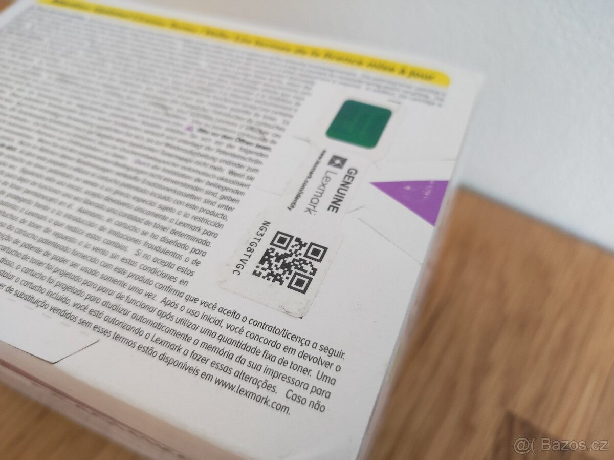 Originální toner LEXMARK C540H1KG - nový - 3