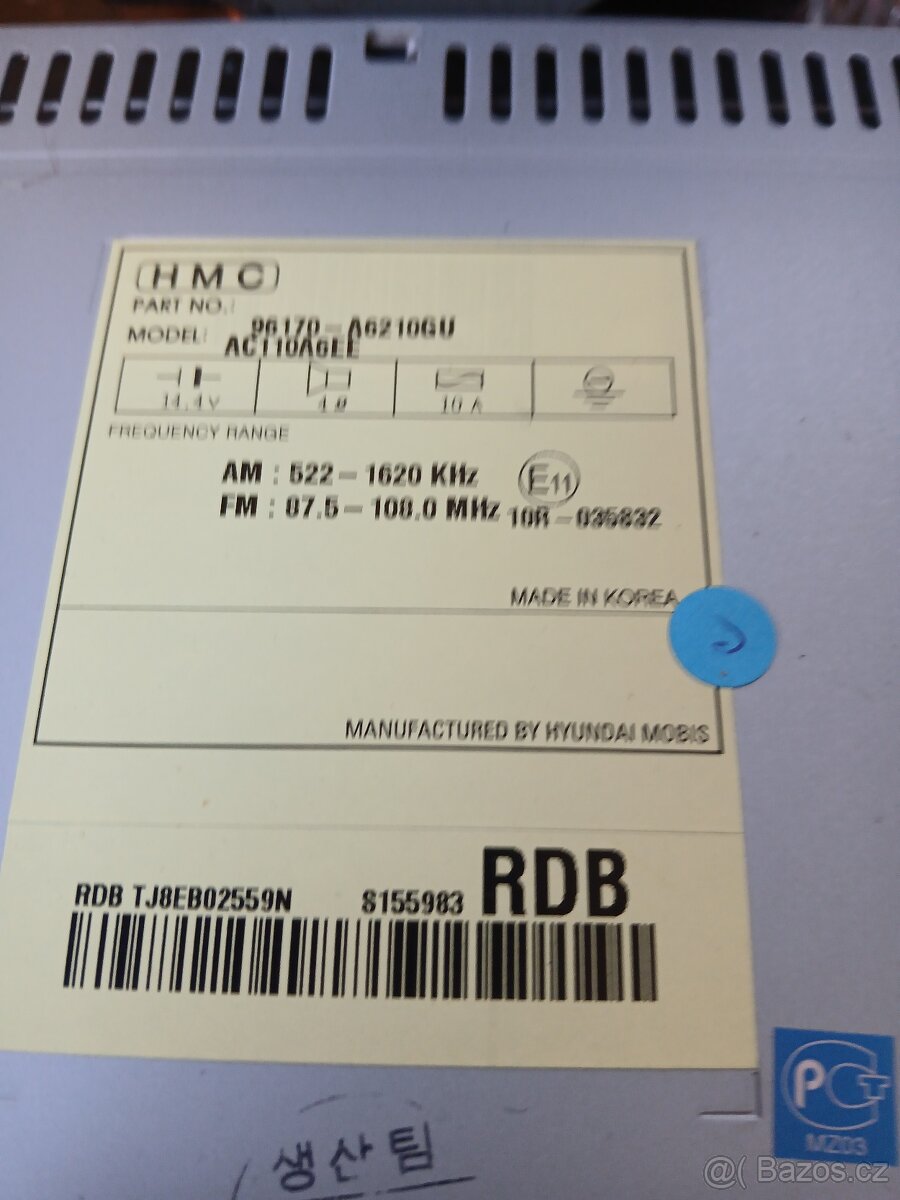 Autorádio Hyundai I 30 - 3