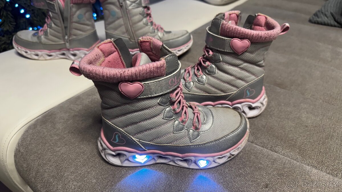 Boty Skechers svítící - 3
