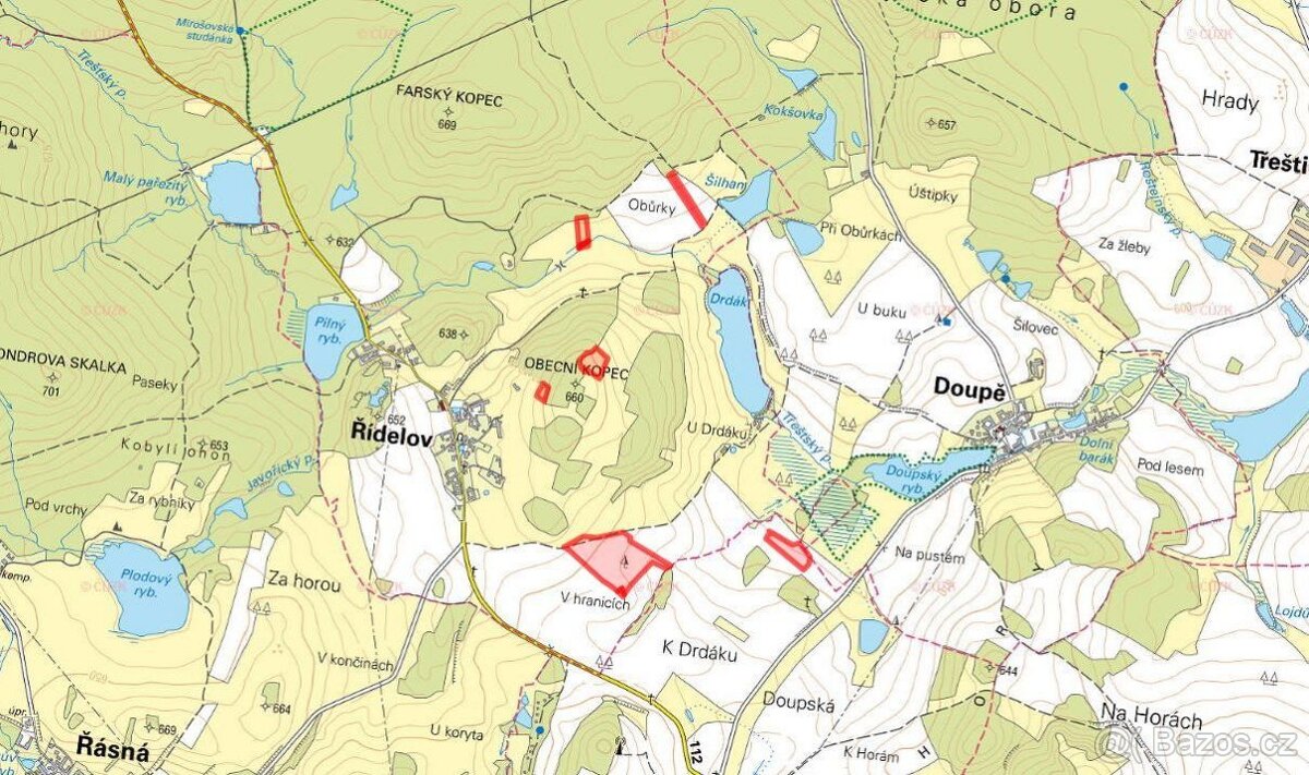 Zemědělská půda, prodej, Řídelov, Jihlava - 3