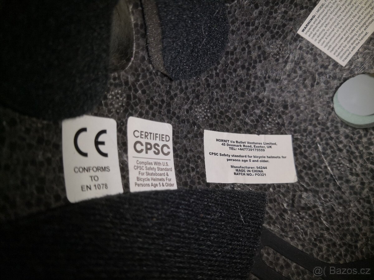 Dětská přilba s blikačkou - velikost S 48 - 53 cm - 3