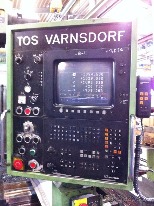 Horizontální vyvrtávačka WHN 13.8 CNC r.v. 1995 - 3