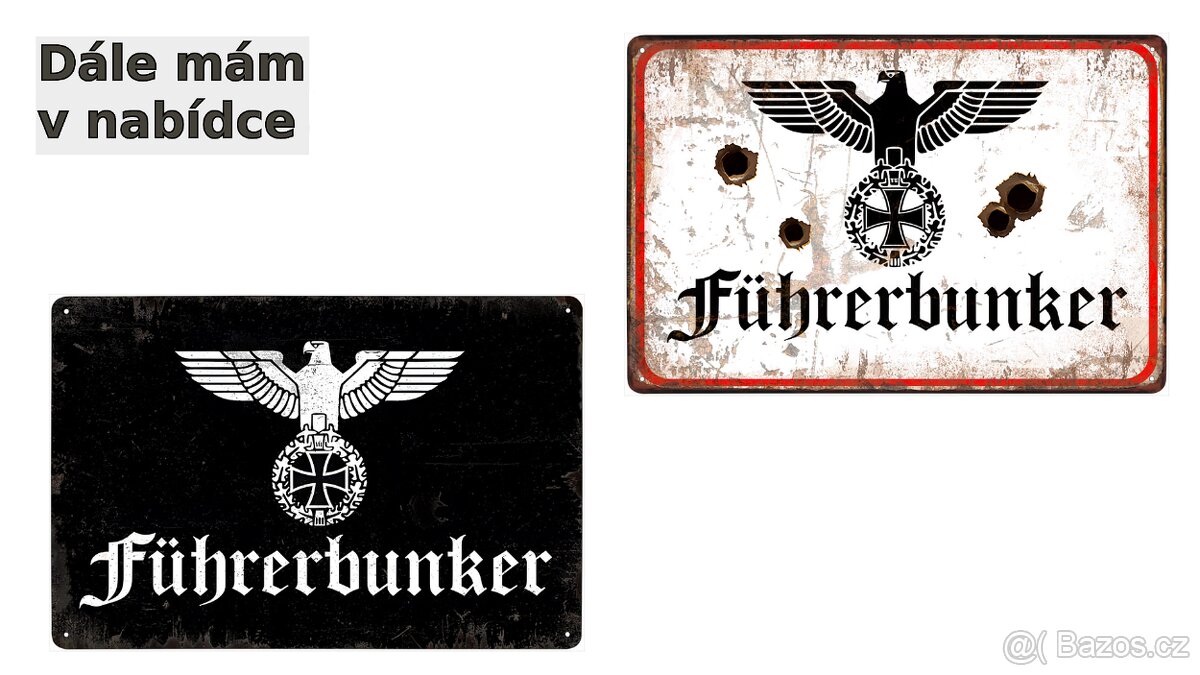 plechová cedule - Deutscher Volkssturm-Wehrmacht, Berlin 45 - 3