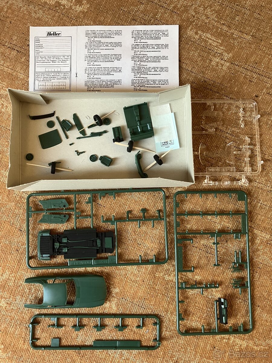 Prodám stavebnici Jaguar XJ-S, Heller, 1:43 - 3