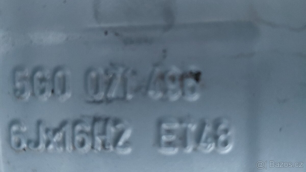 alu VW Golf 7,Sportsvan,Golf 6,Touran,Caddy,zimní 205/55/16 - 3