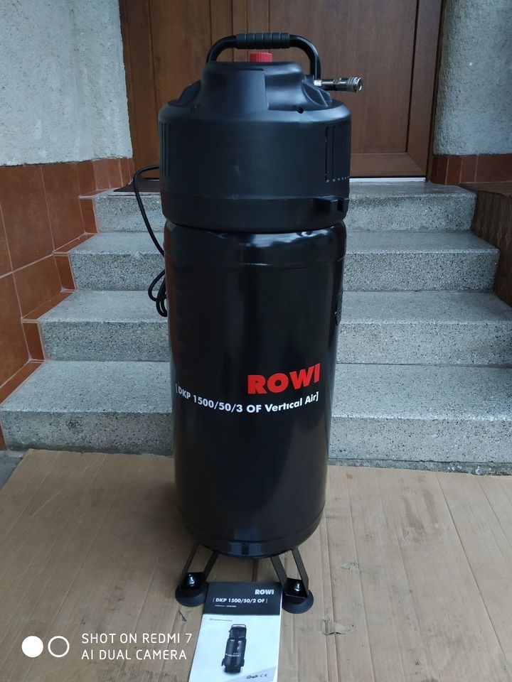 Prodám NEPOUŽITÝ Bezolejový kompresor ROWI DKP 1500/50/3 -50 - 3