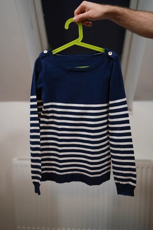 Dámský svetr s pruhy - 3