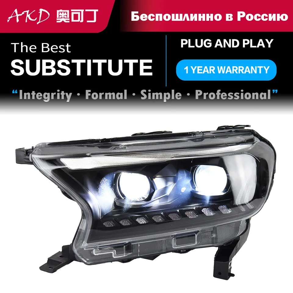 Ford Ranger LED světlomety NOVÉ - 3