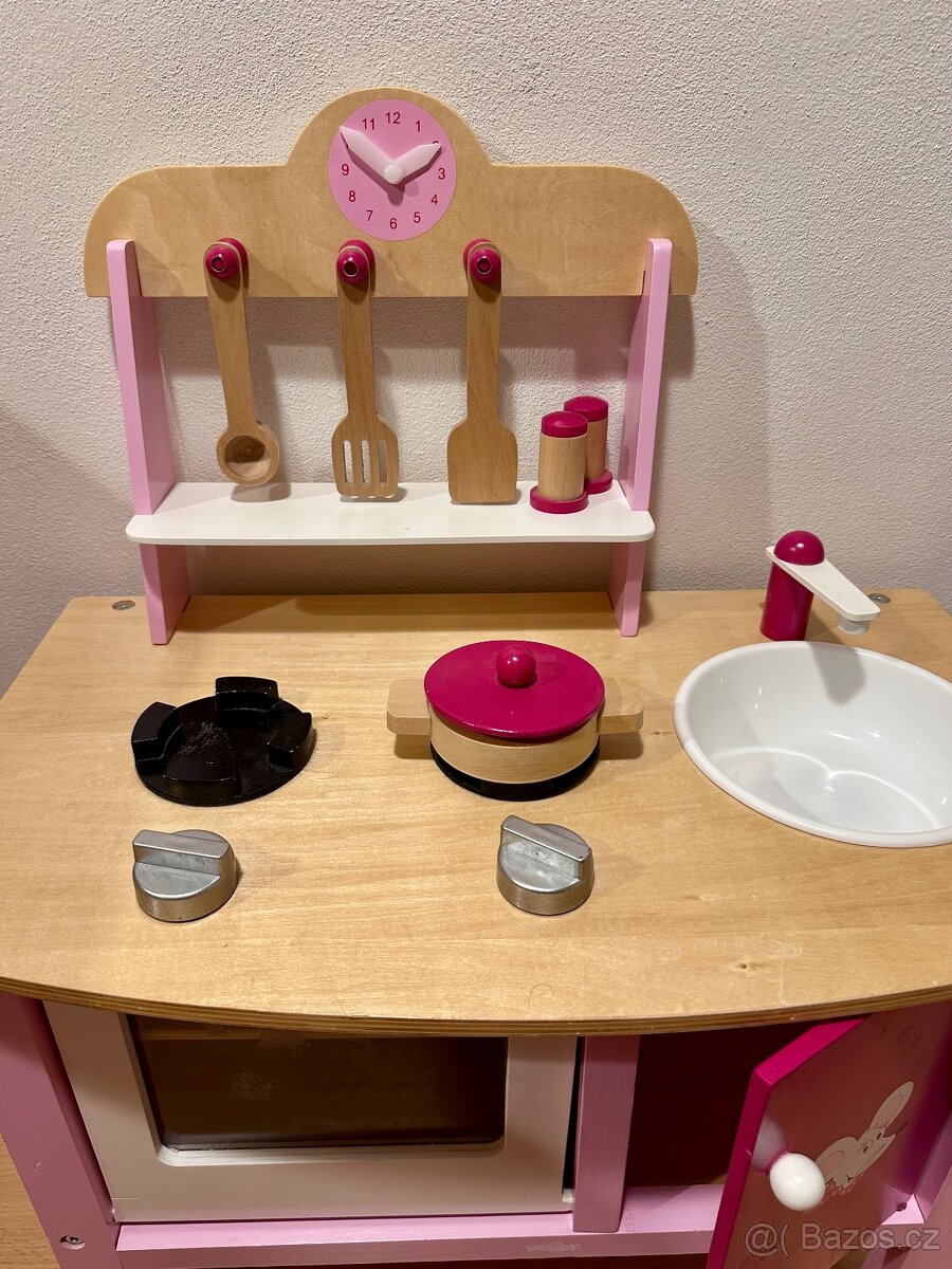 Dřevěná dětská kuchyňka - 3