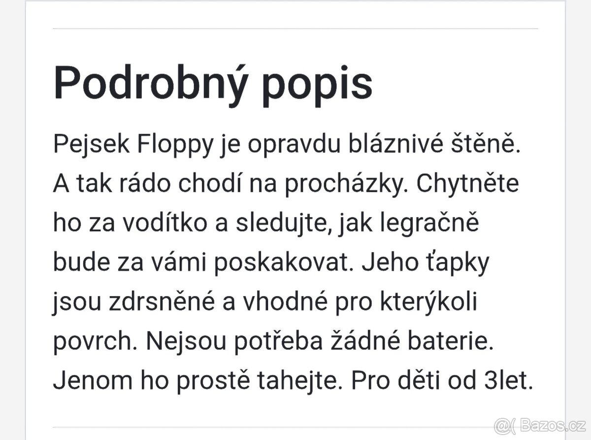 Chodící pejsek Floppy - 3