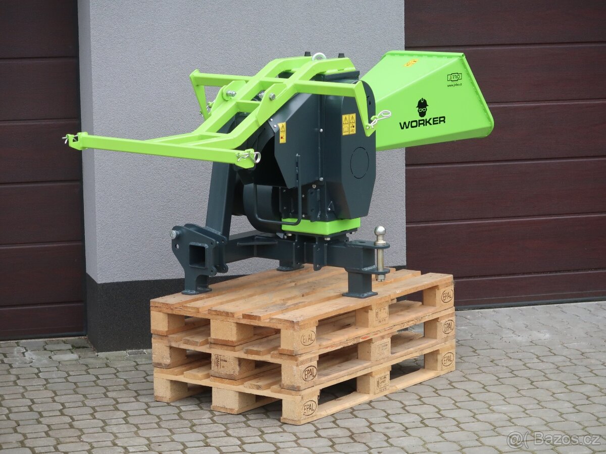 štěpkovac špalíkovač za traktor do120mm - 3