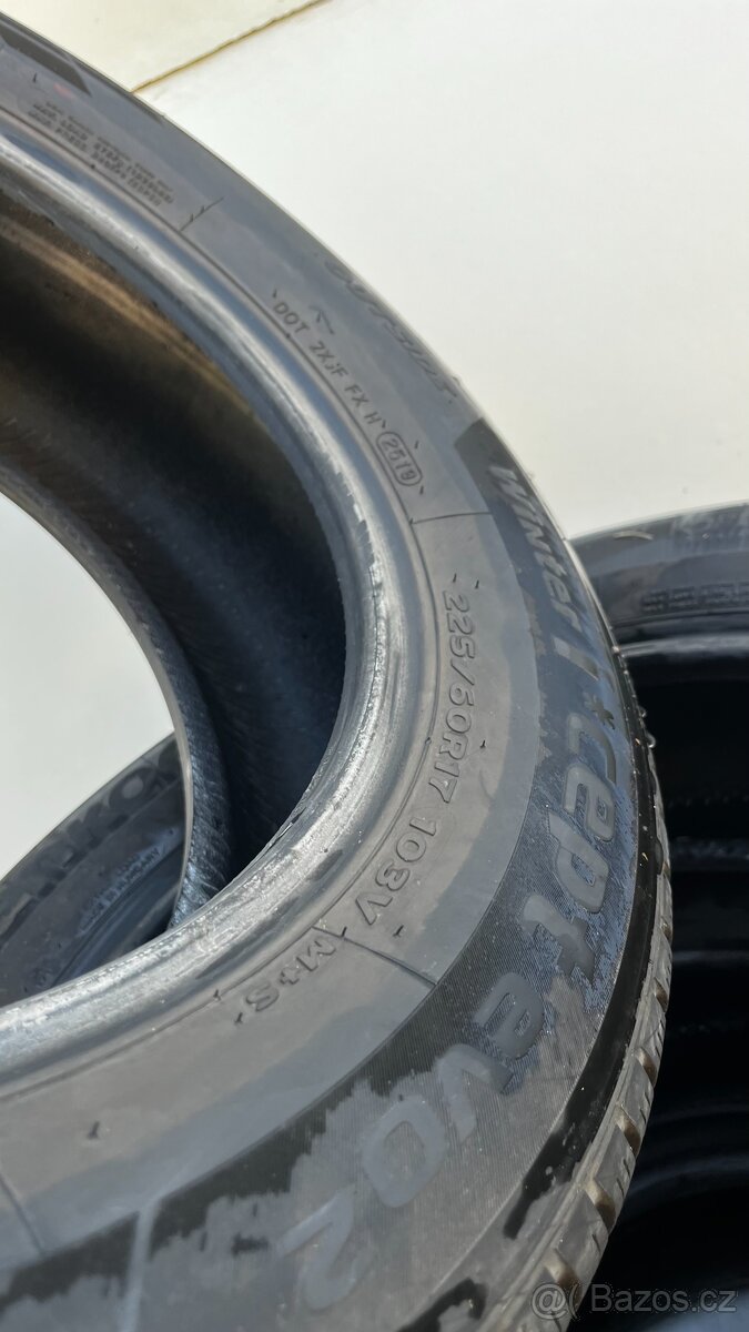 4x zimní pneu - 225/60 R17 103V - HANKOOK - 7mm - 3