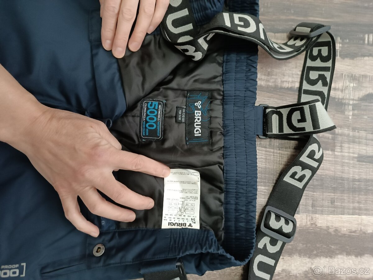 Zimní oteplováky Brugi tmavě modré vel. 134 / 140 - 3