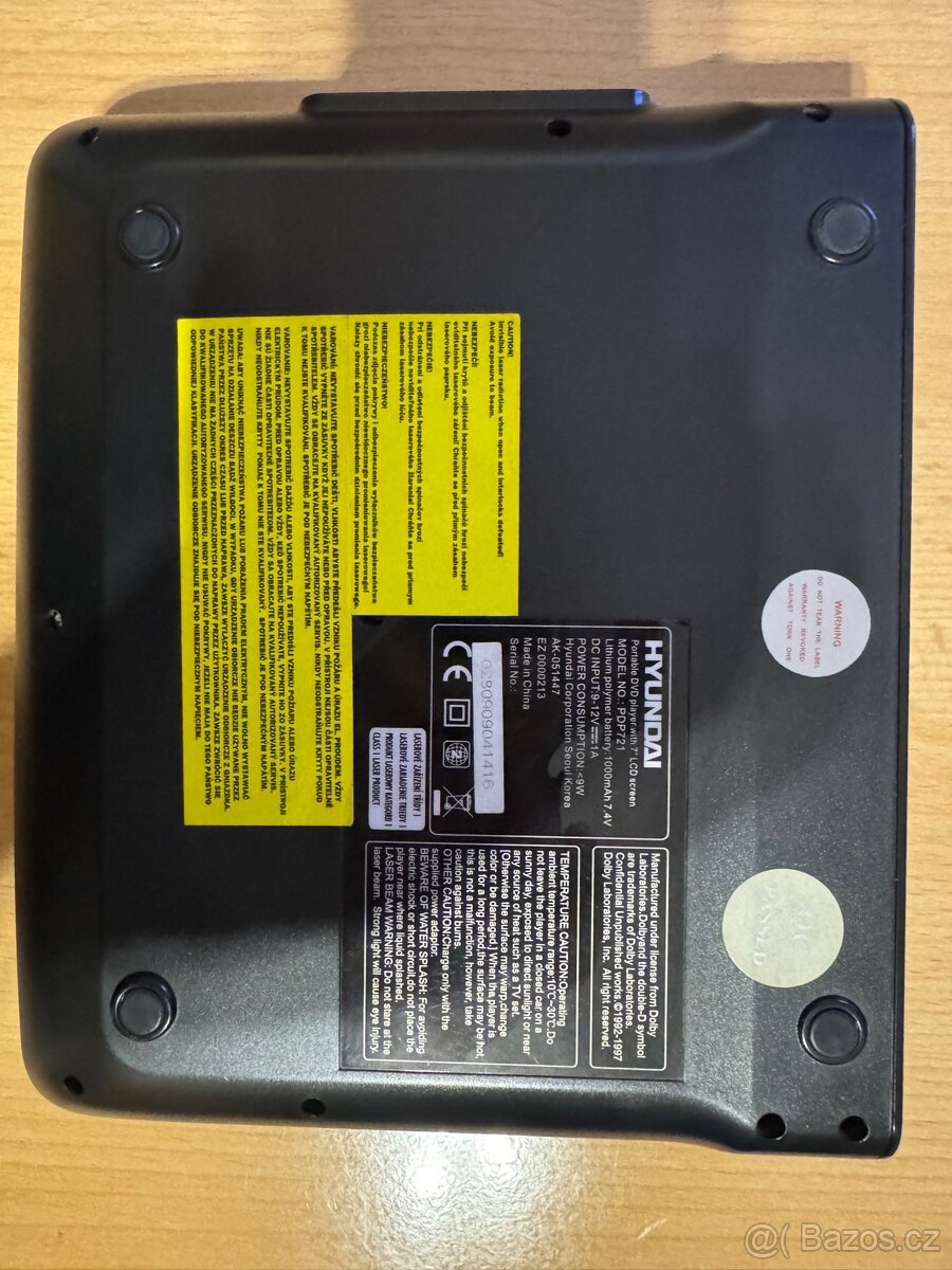 DVD přehrávač Hyundai PDP 721 + příslušenství - 3