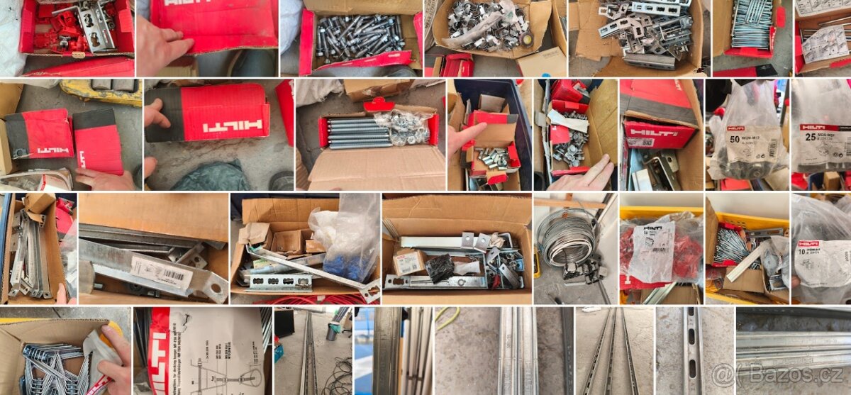 Profily a kotvící prvky hilti - 3