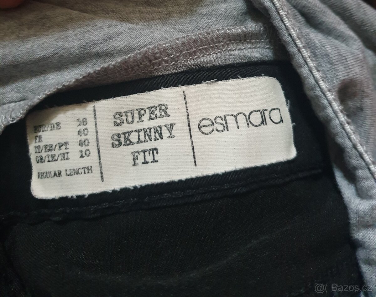 Těhotenské džíny vel. 38 - 3