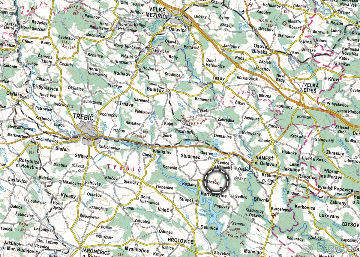 Zemědělská půda, prodej, Hartvíkovice, Třebíč - 3