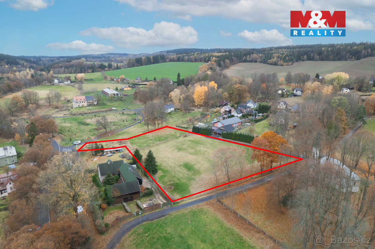 Prodej pozemku k bydlení, 8.187 m², Kopaniny, Aš - 3