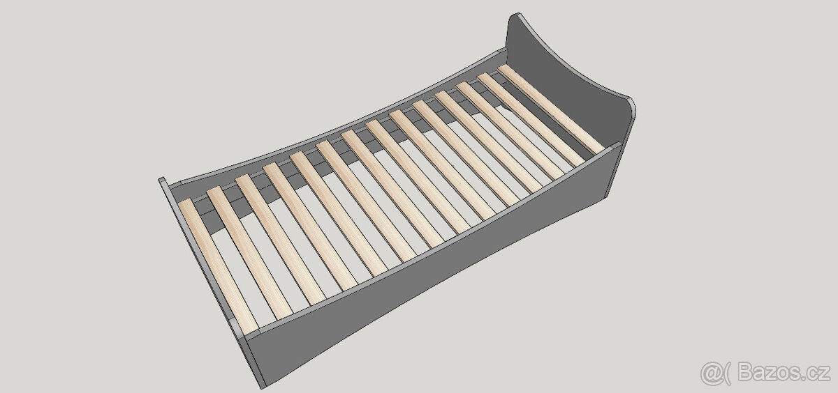 Jednolůžková postel - 900x2000mm - 3