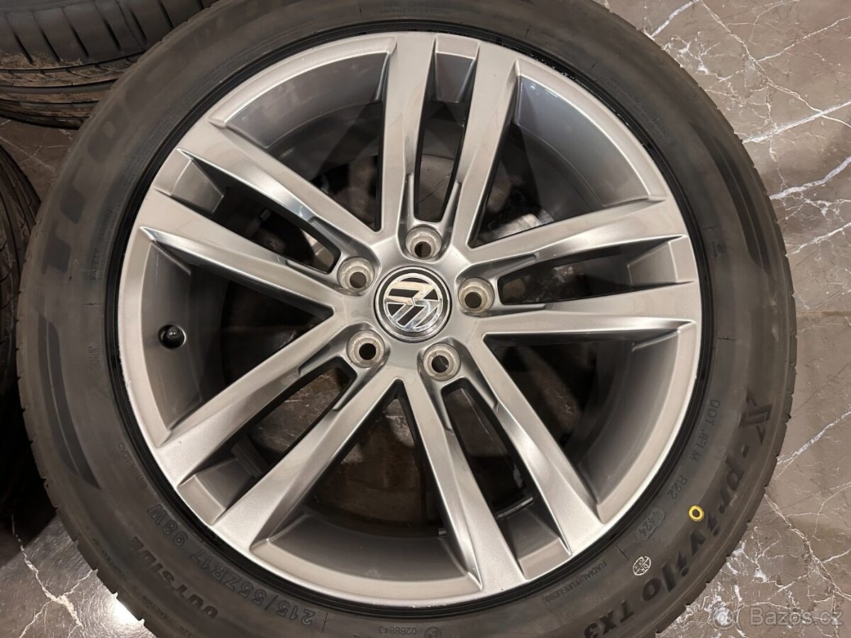 original VW PASSAT B8 3G r17 5x112 215/55/17 letní - 3