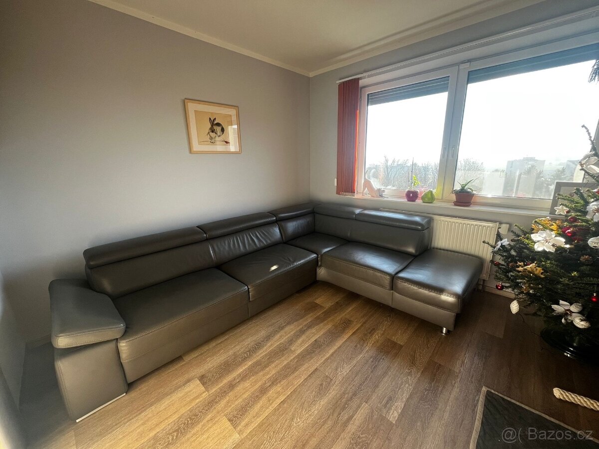 L Grey kožená souprava - 3