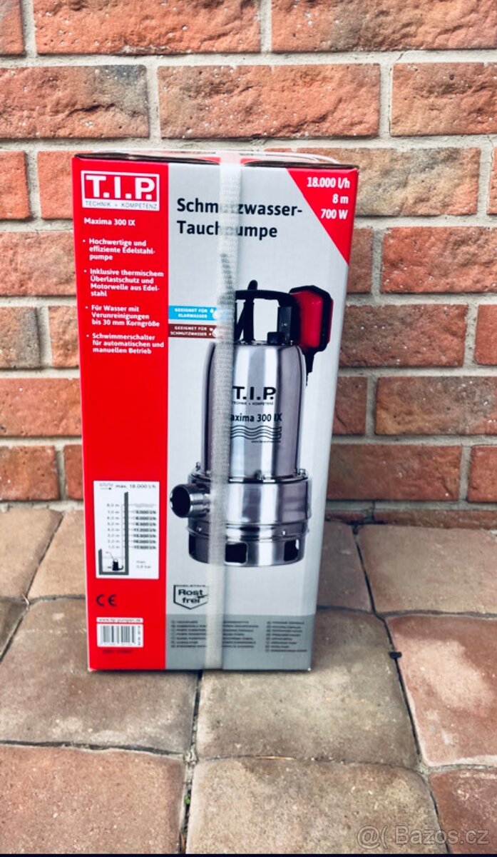 Ponorné čerpadlo TIP Maxima 300 IX, nové - 3