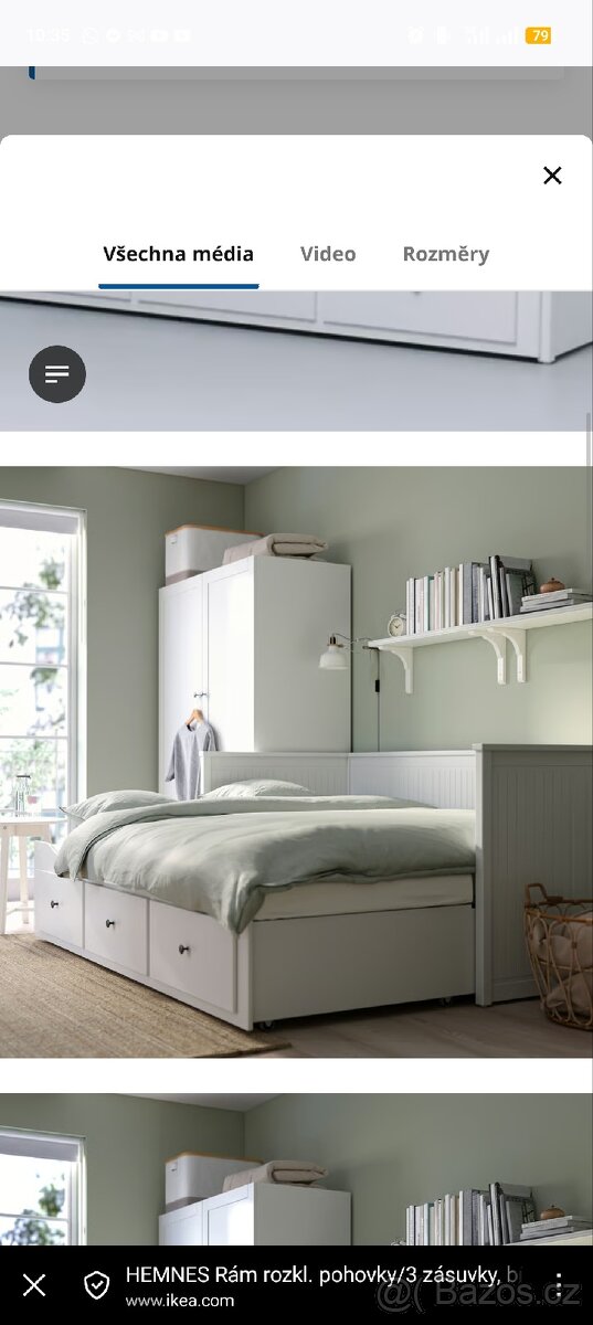 Rozkládací postel / pohovka - 3