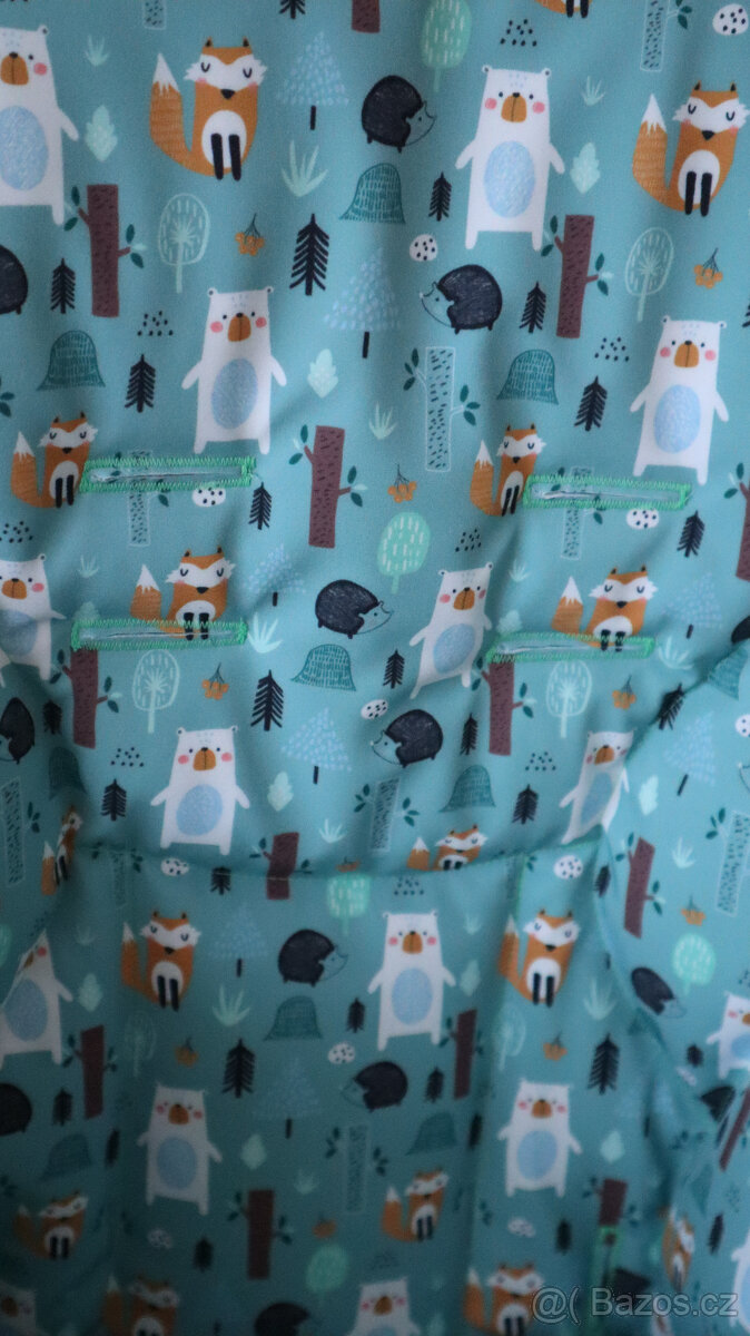 POTAH na židličku Peg pérego - mátový softshell - 3