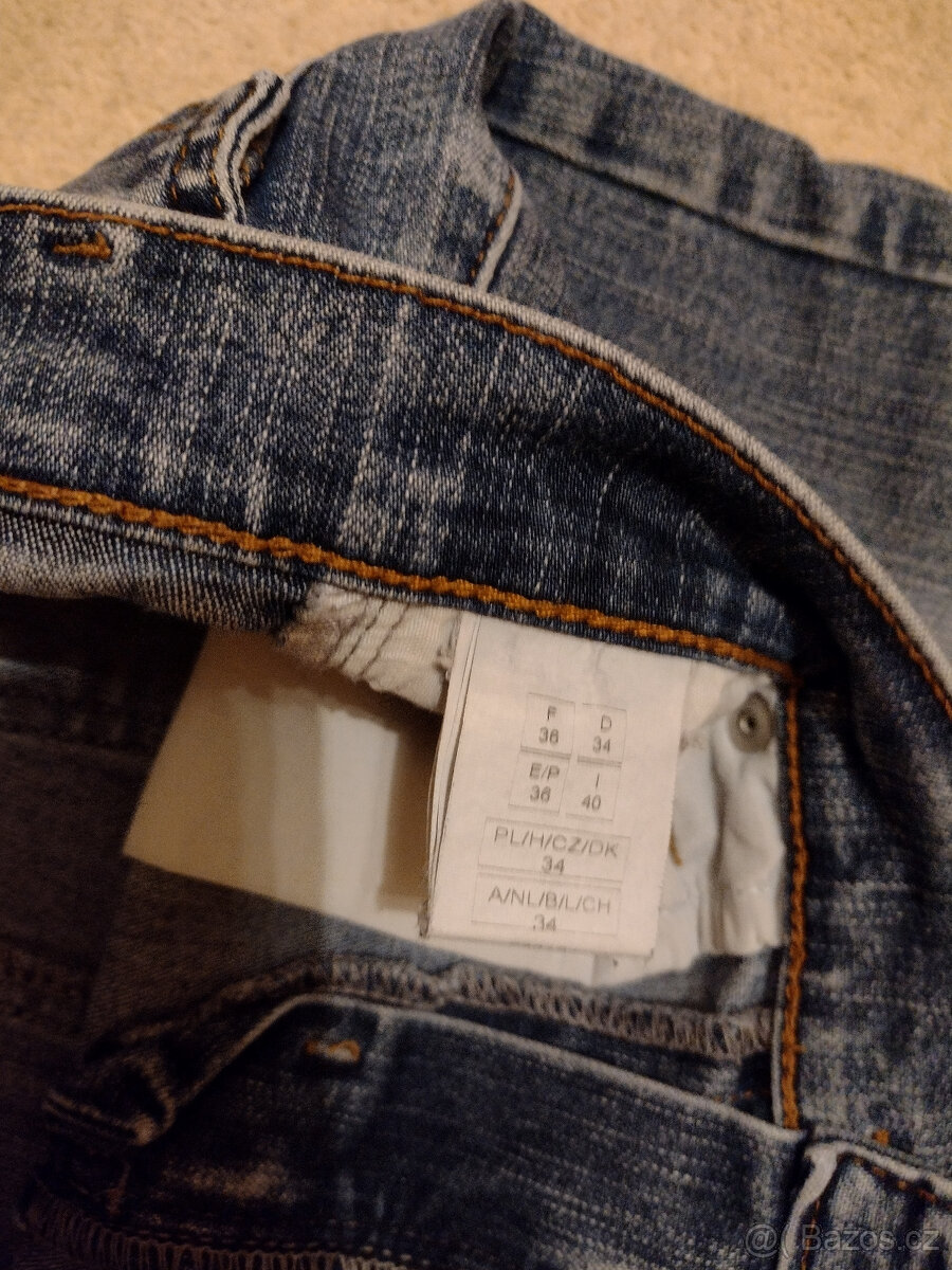 DŽÍNOVÁ SUKNĚ, vel. 34 - 3