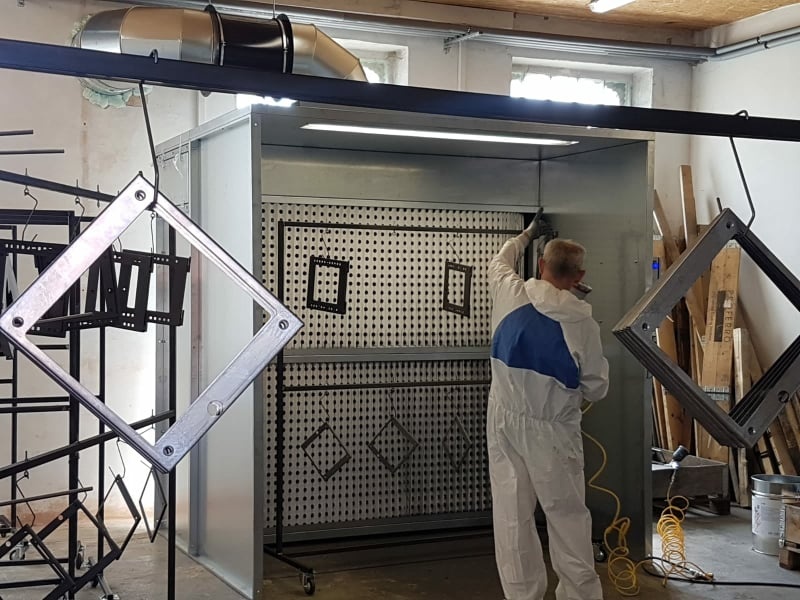 Lakovací kabina 160x235cm - 3