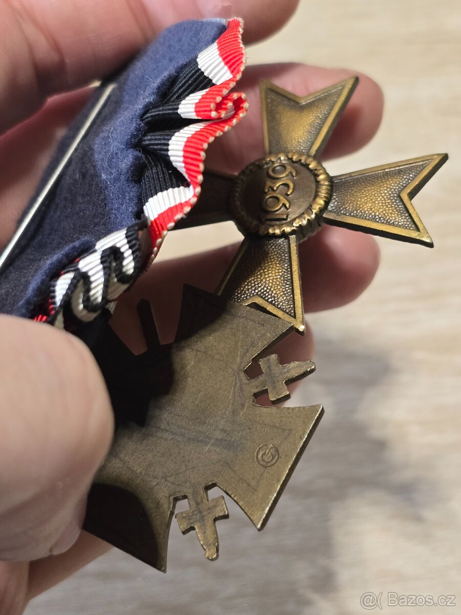 Medailová lišta - záslužný kříž bez mečů - 3