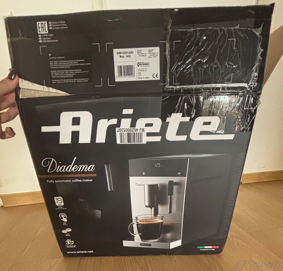 Automatický kávovar Ariete Diadema Pro 1452/01 stříbrný - 3