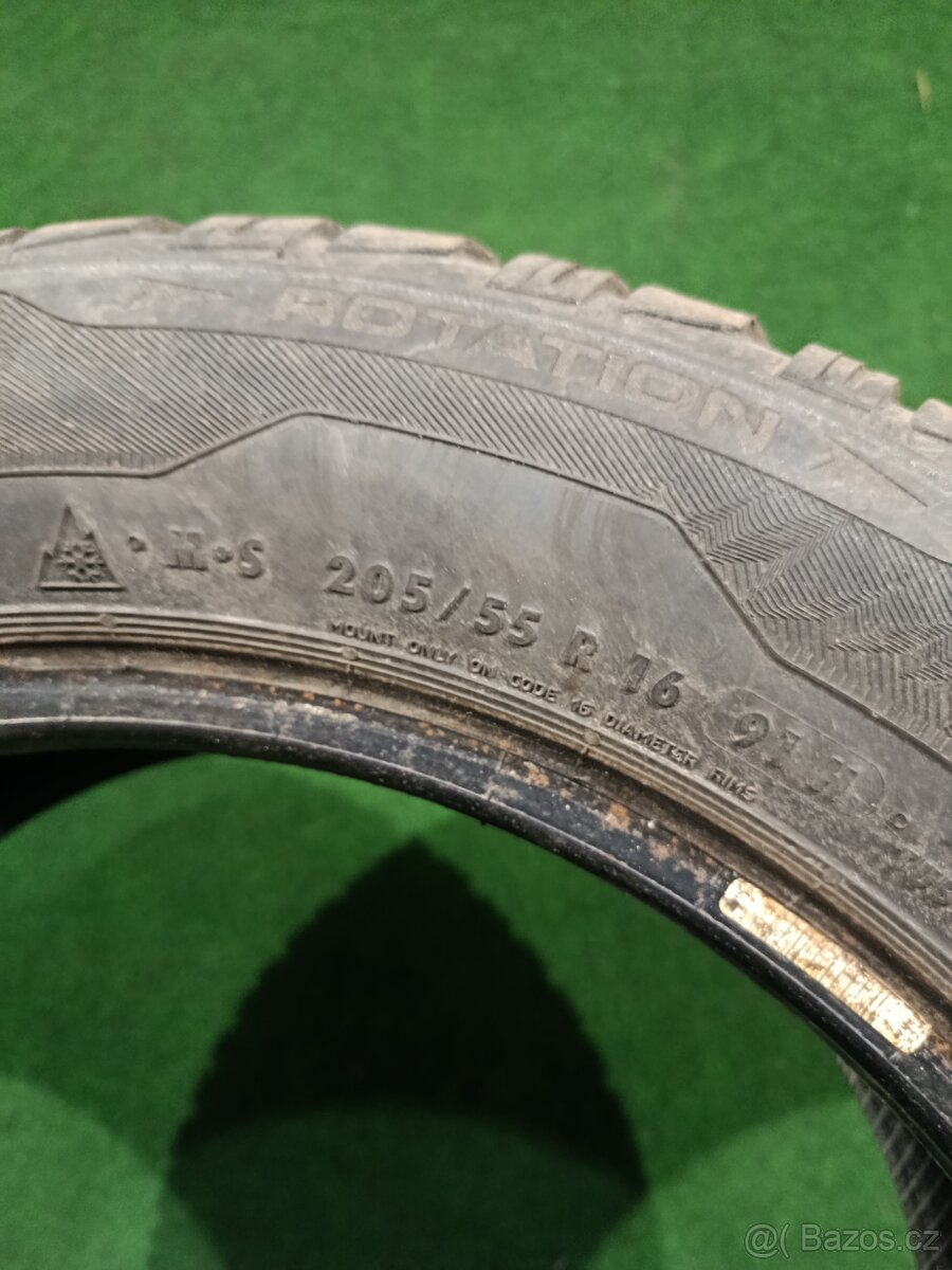 4ks zimni 205/55/16 Uniroyal - 3