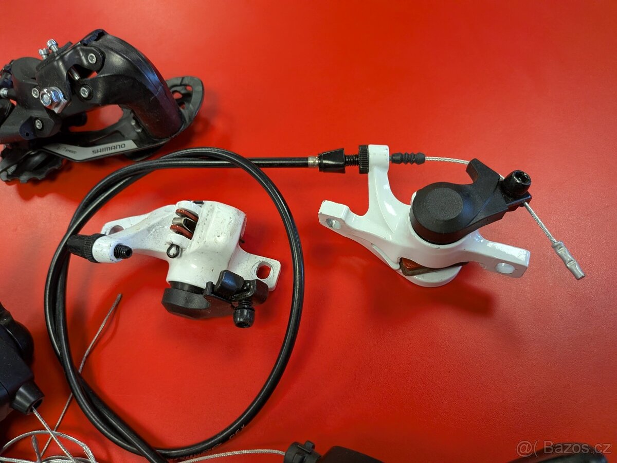 řazení a přehazovačka 3x7 + brzdy - 3