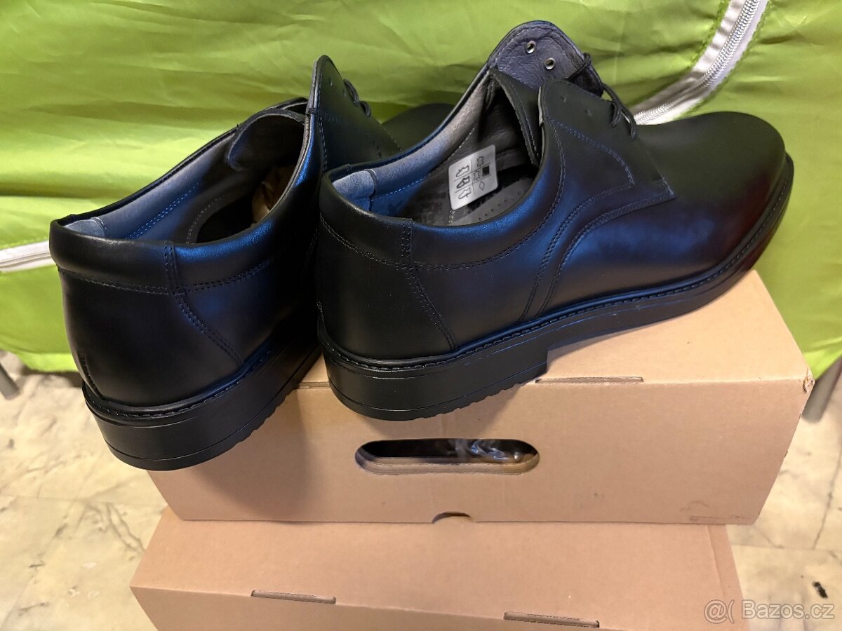 Nové kožené polobotky Prabos - 3