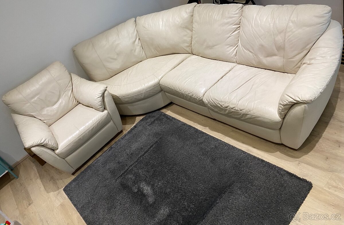 Kožená sedačka (bez křesla) - 3