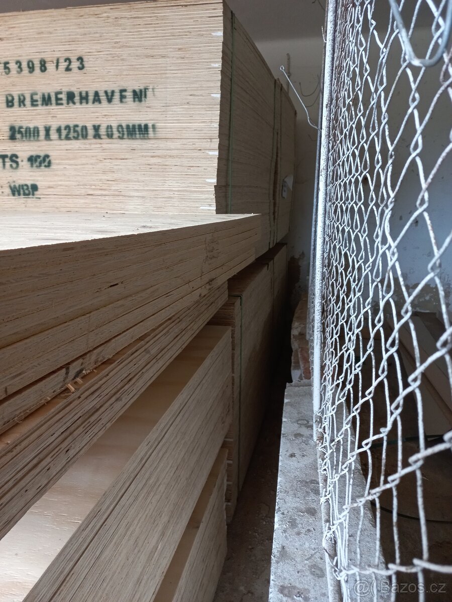 Překližka obalová borovice- NOVÁ - 3