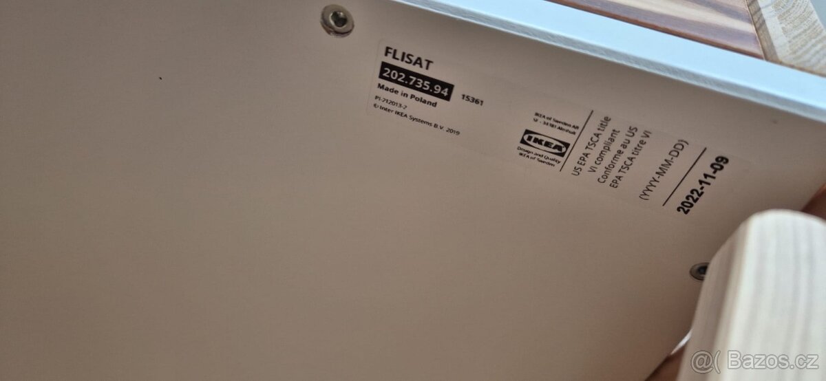 Ikea dětský stůl+židle FLISAT - 3