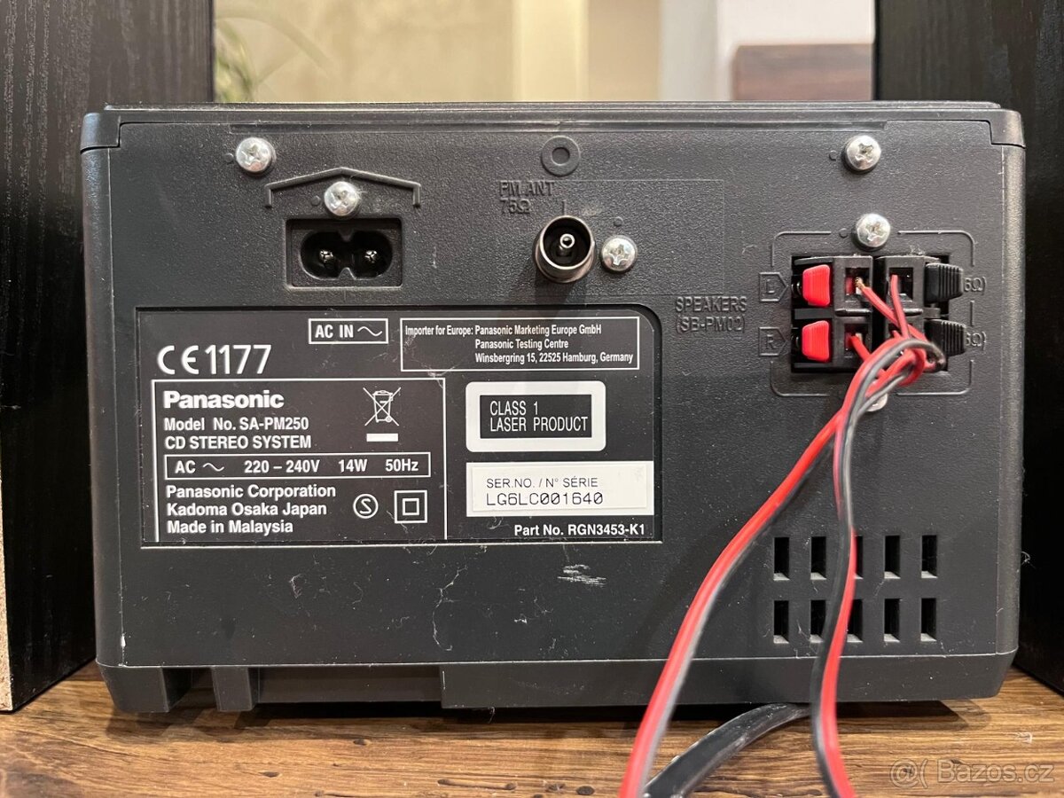 Mikrosystém Panasonic SC-PM250 s USB, Bluetooth - 3
