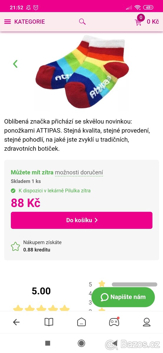 Ponožky Attipas nové - 3