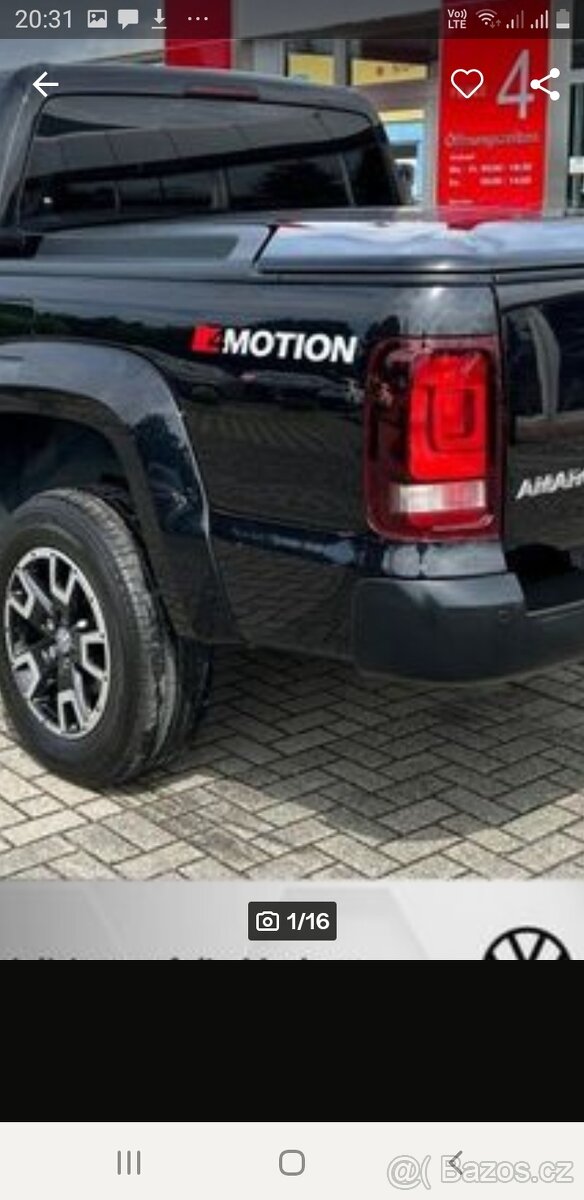 Samolepky nálepky 4 motion VW Amarok - 3