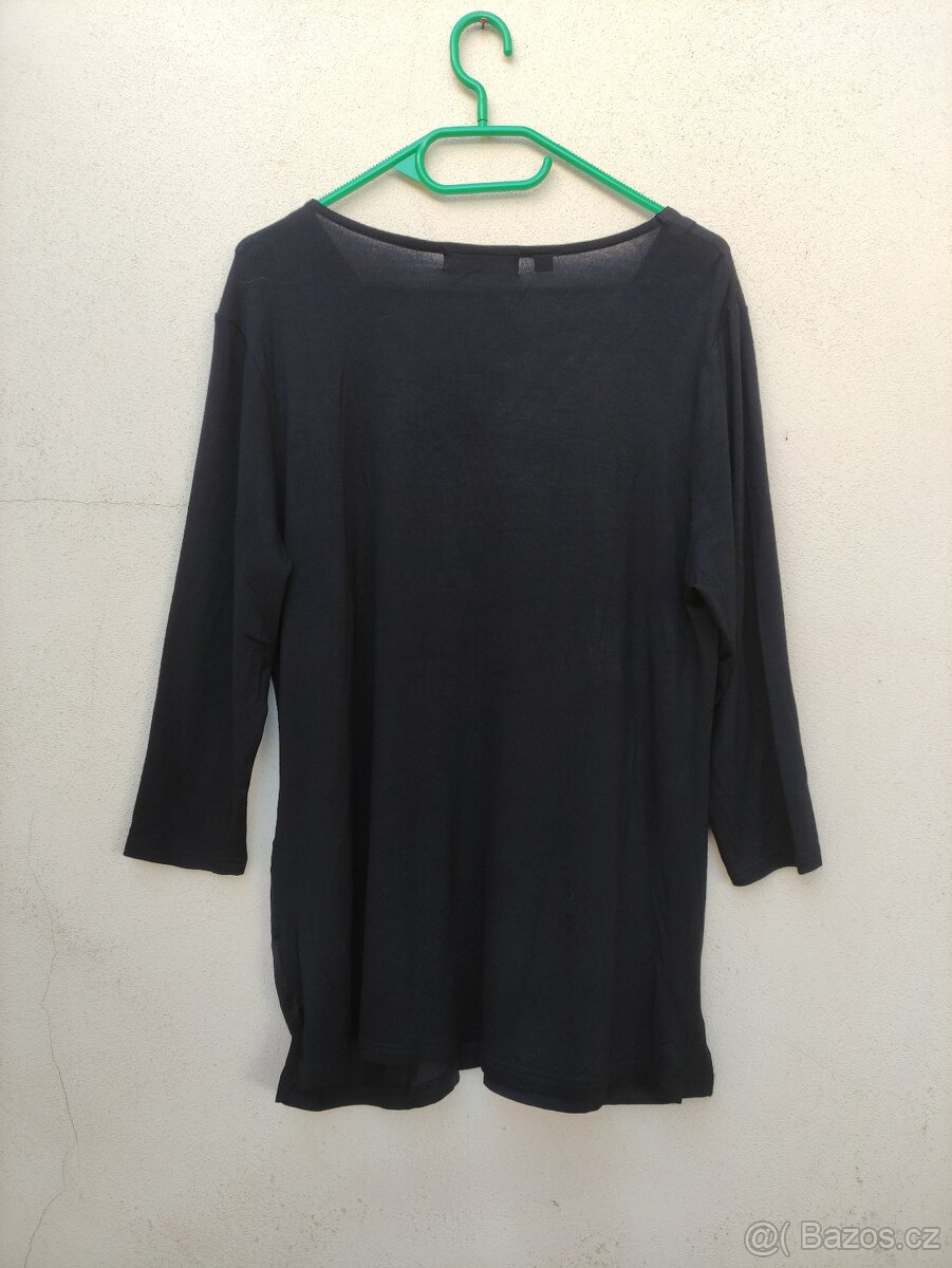 Černá lehká halenka - 3