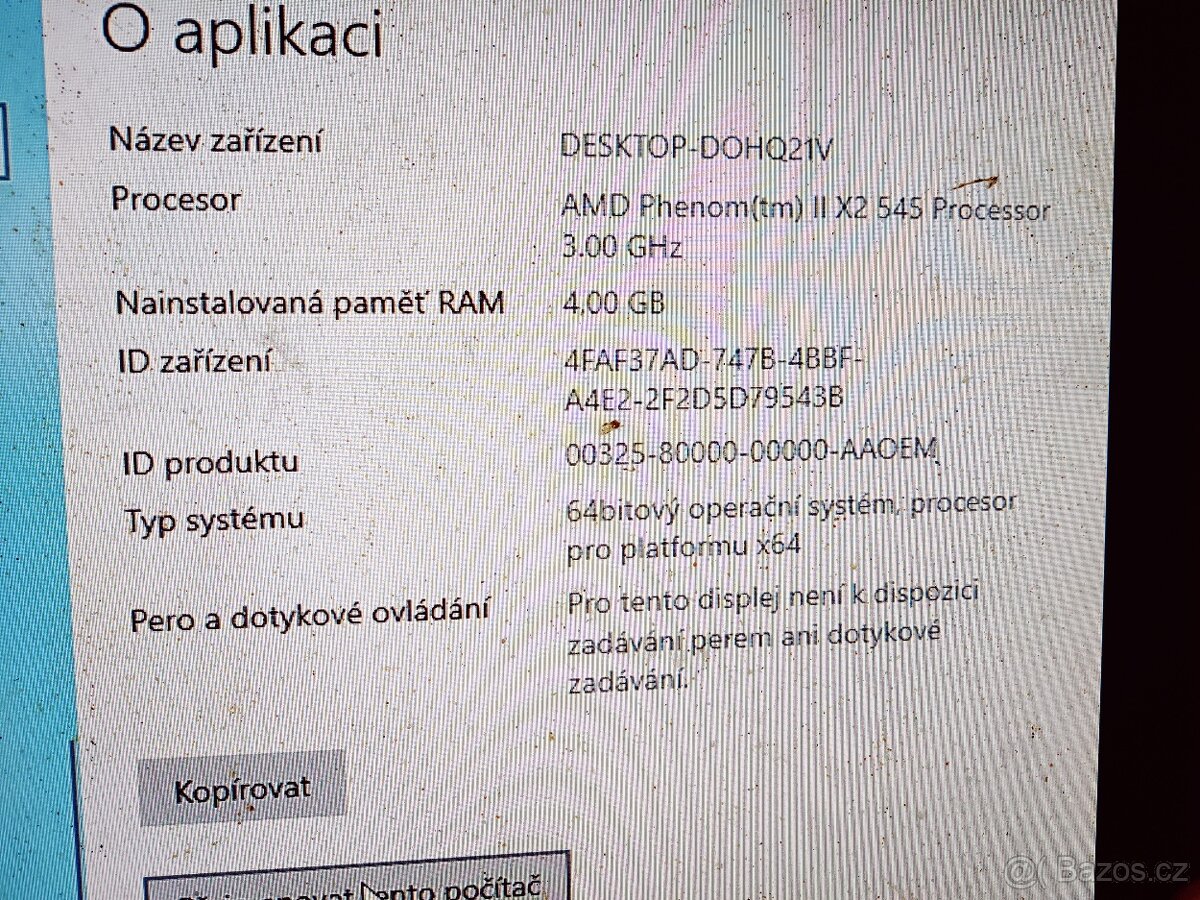 Prodám stolní počítač BARBONE W HAMMER STORM - 3