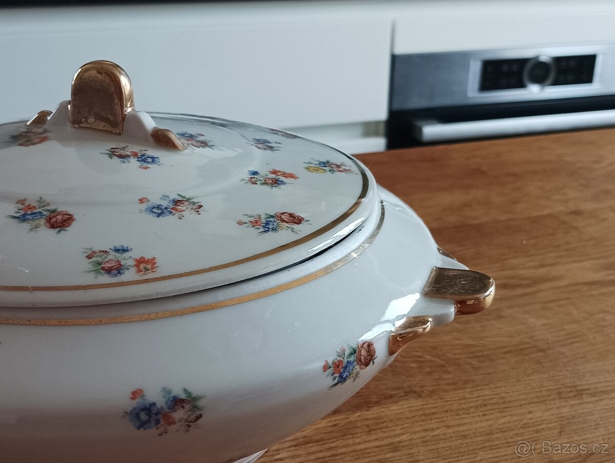 PORCELÁNOVÁ TERINA HÁZENKA LT LIMOGES FRANCIE - 3