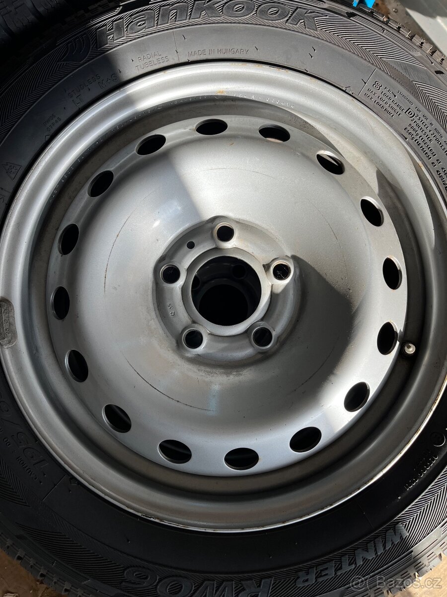 Plechová kola se zimními pneu R16, Renault Trafic - 3