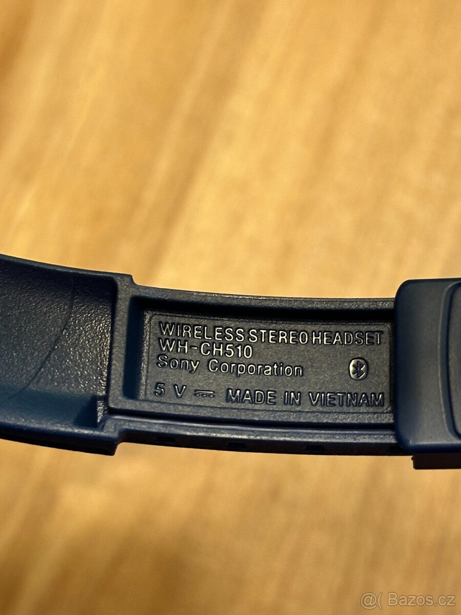 Bezdrátová sluchátka Sony WH-CH510 modrá - 3